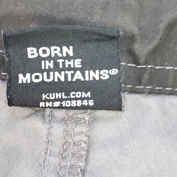 Kühl Mens Cargo Shorts Size 40 Gray Outdoor Adventure Hiking Utility Gorpcore - Picture 4 of 9